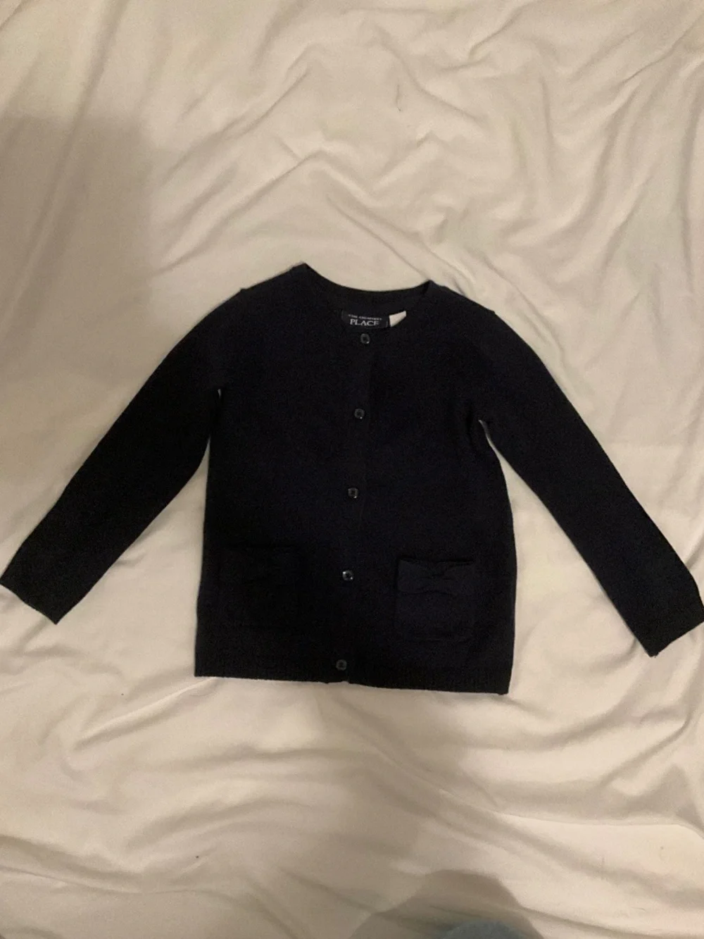 Girls Navy Cardigan Sz 3T